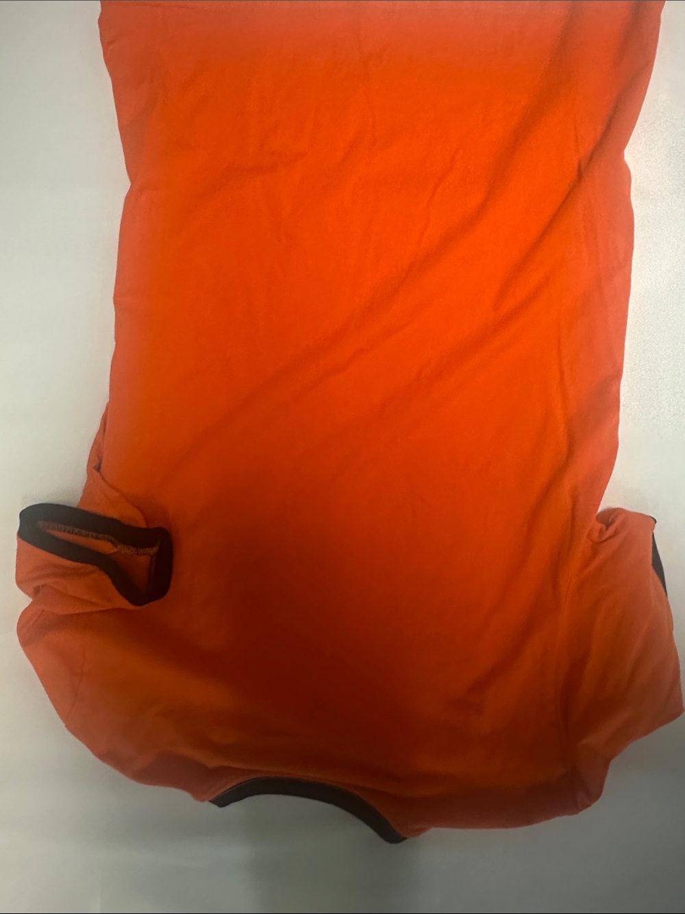 Karl Lagerfeld Orange T-Shirt with Black Trim - Picture 5 of 5